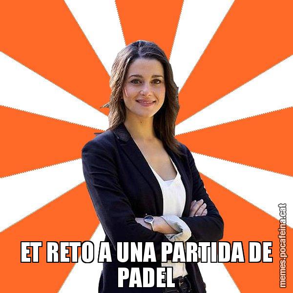 ET RETO A UNA PARTIDA DE PADEL - Inés Arrimadas - 27S