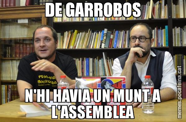 DE GARROBOS N'HI HAVIA UN MUNT A L'ASSEMBLEA