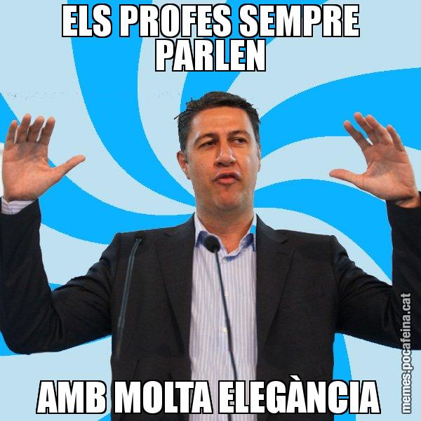 ELS PROFES SEMPRE PARLEN AMB MOLTA ELEGÀNCIA - Xavier García Albiol - 27S