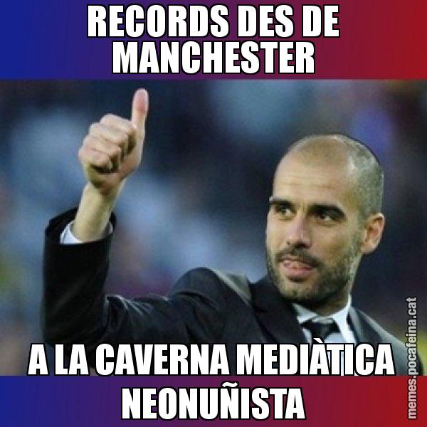 RECORDS DES DE MANCHESTER A LA CAVERNA MEDIÀTICA NEONUÑISTA - Pep Guardiola