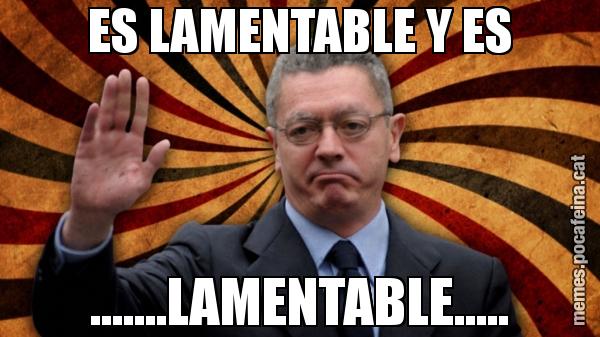 ES LAMENTABLE Y ES .......LAMENTABLE.....