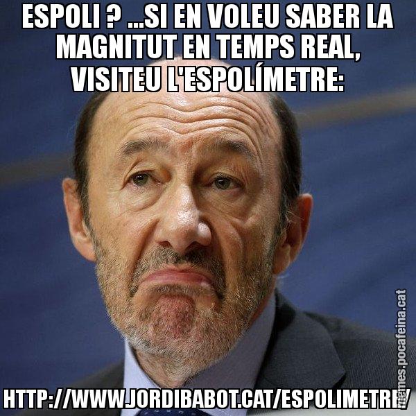 ESPOLI ? ...SI EN VOLEU SABER LA MAGNITUT EN TEMPS REAL, VISITEU L'ESPOLÍMETRE: HTTP://WWW.JORDIBABOT.CAT/ESPOLIMETRE/ - Rubalcaba