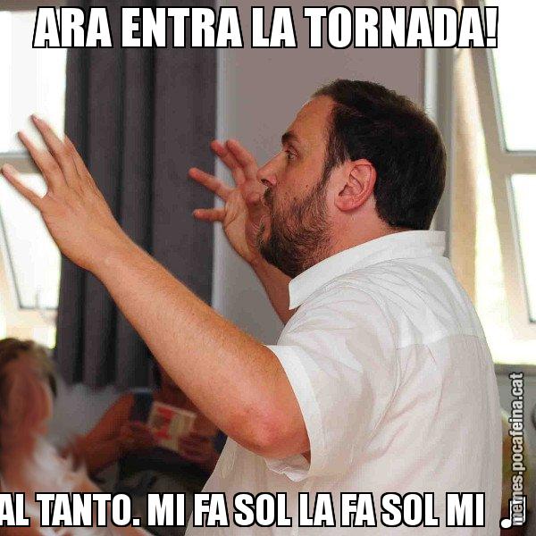 ARA ENTRA LA TORNADA! AL TANTO. MI FA SOL LA FA SOL MI  ♫ - Oriol Junqueras