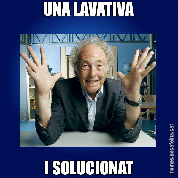 UNA LAVATIVA I SOLUCIONAT - Eduard Punset