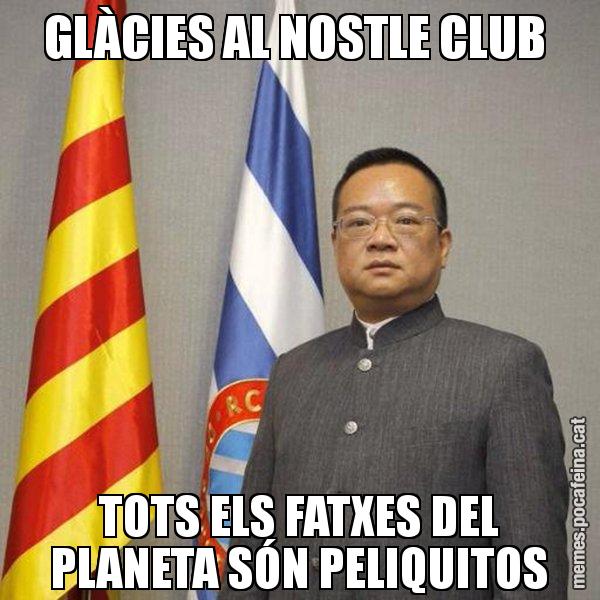 GLÀCIES AL NOSTLE CLUB  TOTS ELS FATXES DEL PLANETA SÓN PELIQUITOS - Chen Yansheng