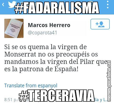 #FADARALISMA #TERCERAVIA