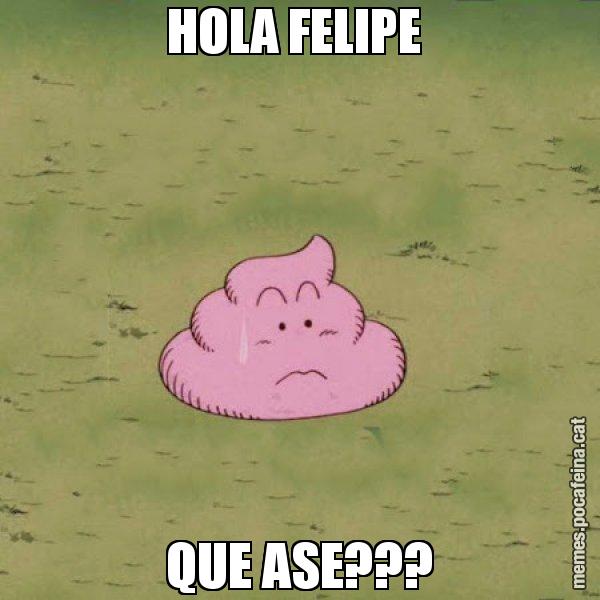 HOLA FELIPE  QUE ASE??? - Caca