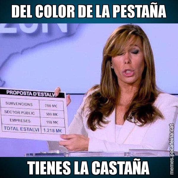 DEL COLOR DE LA PESTAÑA TIENES LA CASTAÑA - Alícia Paper i Suma