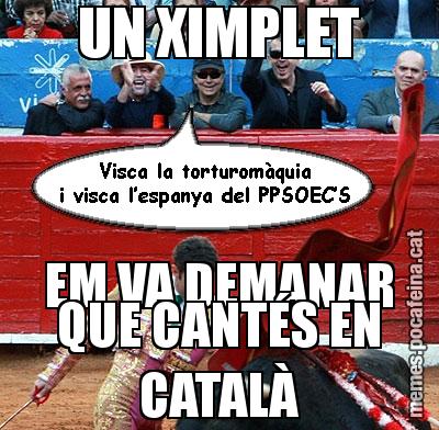 UN XIMPLET EM VA DEMANAR QUE CANTÉS EN CATALÀ