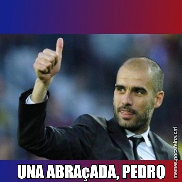 UNA ABRAçADA, PEDRO - Pep Guardiola