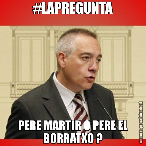 #LAPREGUNTA PERE MARTIR O PERE EL BORRATXO ? - Pere Navarro