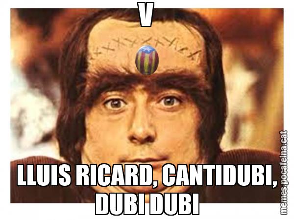 V LLUIS RICARD, CANTIDUBI, DUBI DUBI