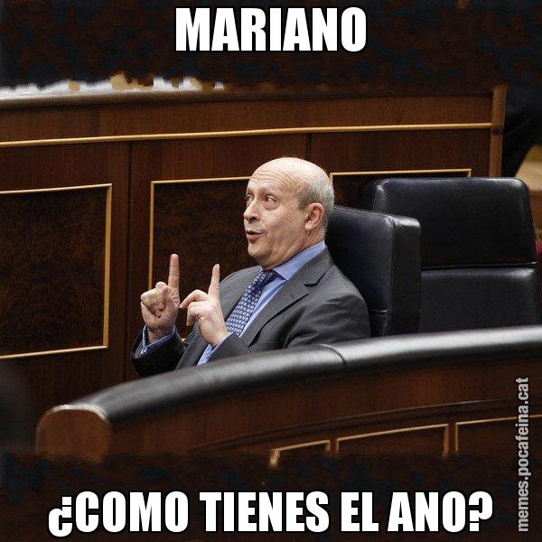 MARIANO ¿COMO TIENES EL ANO? - Ministre Wert