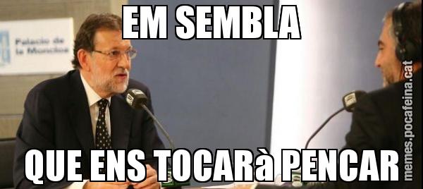 EM SEMBLA QUE ENS TOCARà PENCAR