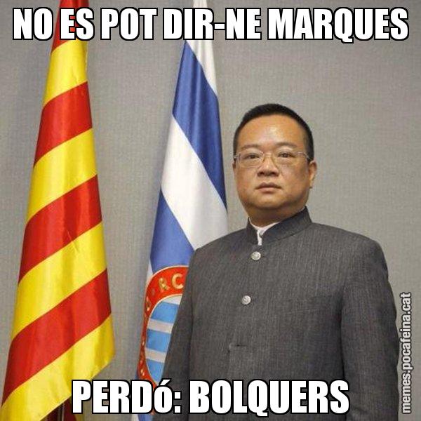 NO ES POT DIR-NE MARQUES PERDó: BOLQUERS - Chen Yansheng
