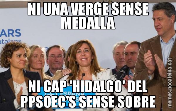 NI UNA VERGE SENSE MEDALLA NI CAP 'HIDALGO' DEL PPSOEC'S SENSE SOBRE