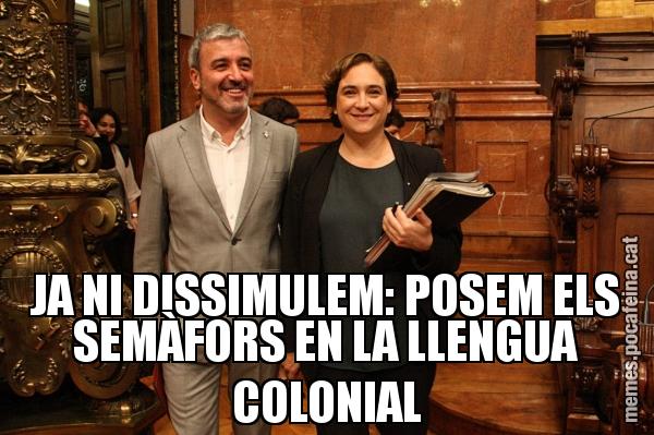 JA NI DISSIMULEM: POSEM ELS SEMÀFORS EN LA LLENGUA COLONIAL