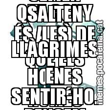 QUE CONY ÉS AIXÒ DE QUÈ ELS HOMES NOMÉS PENSEM EN EL SEXE?  ÉS MOLT PENIS QUE PENSEU AQUESTES COSES, I SEMEN SALTEN LES LLÀGRIMES EN SENTIR-HO.