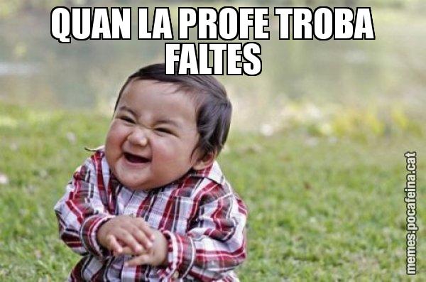 QUAN LA PROFE TROBA FALTES - El diabòlic nen asiàtic