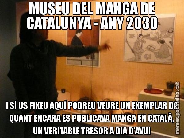 MUSEU DEL MANGA DE CATALUNYA - ANY 2030 I SÍ US FIXEU AQUÍ PODREU VEURE UN EXEMPLAR DE QUANT ENCARA ES PUBLICAVA MANGA EN CATALÀ, UN VERITABLE TRESOR A DIA D'AVUI