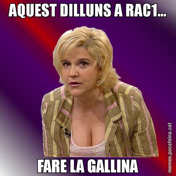 AQUEST DILLUNS A RAC1... FARE LA GALLINA - Pilar Rahola