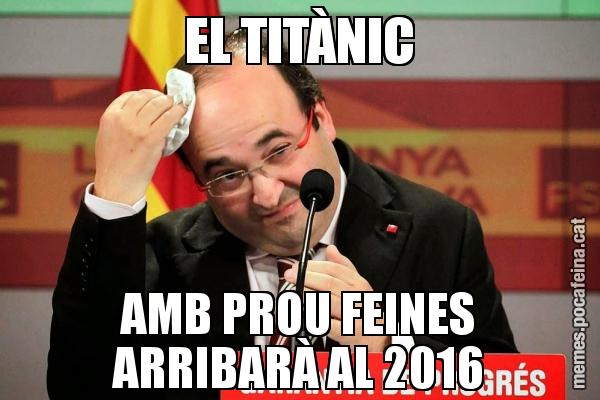 EL TITÀNIC AMB PROU FEINES ARRIBARÀ AL 2016