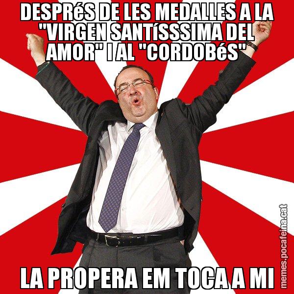 DESPRéS DE LES MEDALLES A LA "VIRGEN SANTíSSSIMA DEL AMOR" I AL "CORDOBéS" LA PROPERA EM TOCA A MI - Miquel Iceta - 27S
