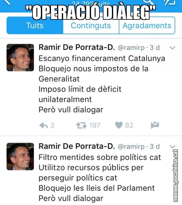 "OPERACIÓ DIÀLEG"