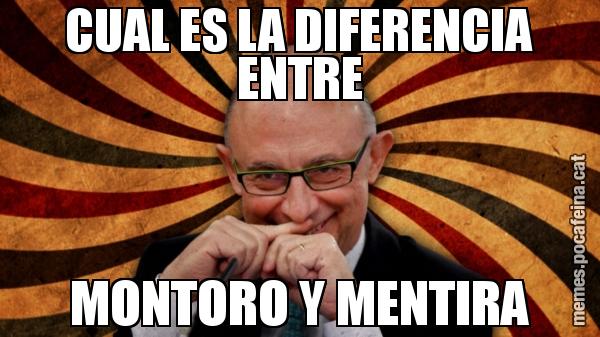 CUAL ES LA DIFERENCIA ENTRE MONTORO Y MENTIRA