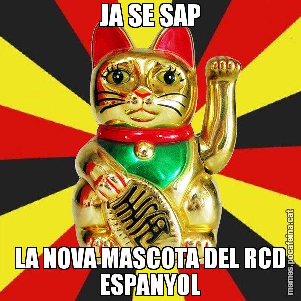 JA SE SAP LA NOVA MASCOTA DEL RCD ESPANYOL - El Gat de la Cup - 27S
