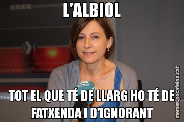 L'ALBIOL TOT EL QUE TÉ DE LLARG HO TÉ DE FATXENDA I D'IGNORANT