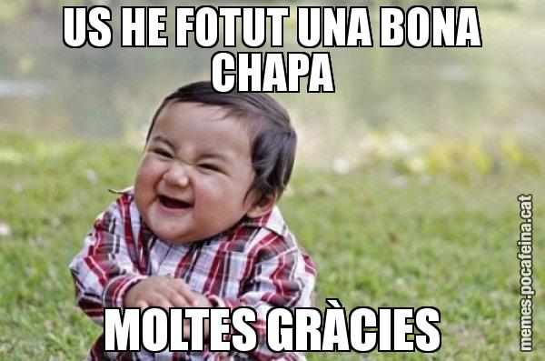 US HE FOTUT UNA BONA CHAPA MOLTES GRÀCIES - El diabòlic nen asiàtic