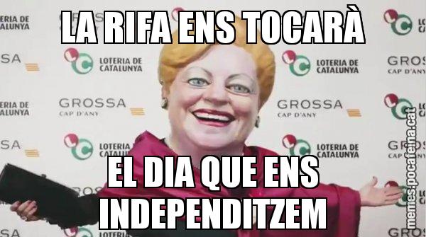 LA RIFA ENS TOCARÀ EL DIA QUE ENS INDEPENDITZEM - La Grossa de cap d'any