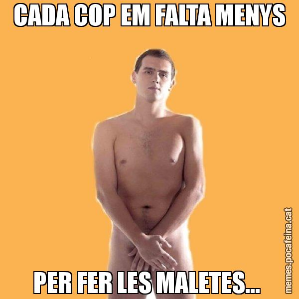 CADA COP EM FALTA MENYS PER FER LES MALETES... - Albert Rivera