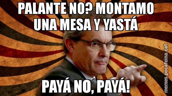 PALANTE NO? MONTAMO UNA MESA Y YASTÁ PAYÁ NO, PAYÁ!
