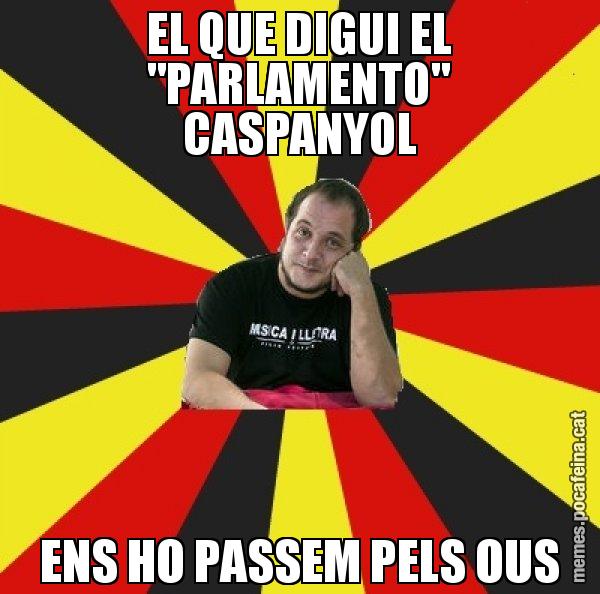 EL QUE DIGUI EL "PARLAMENTO" CASPANYOL ENS HO PASSEM PELS OUS - David Fernàndez