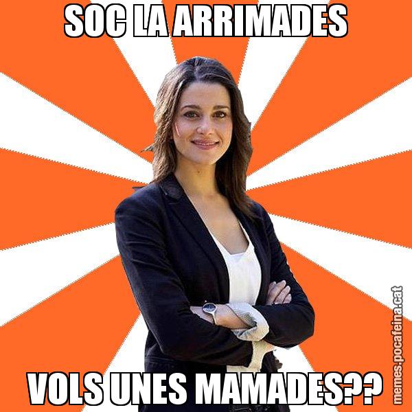 SOC LA ARRIMADES VOLS UNES MAMADES?? - Inés Arrimadas - 27S