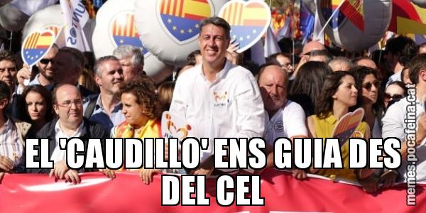 EL 'CAUDILLO' ENS GUIA DES DEL CEL