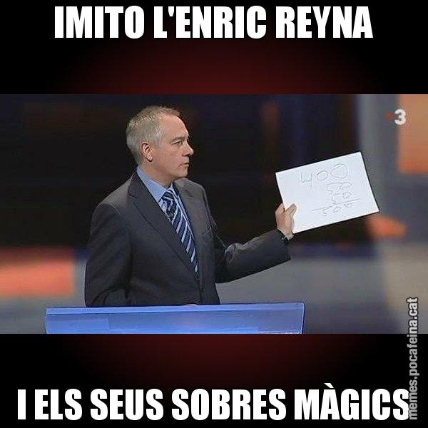 IMITO L'ENRIC REYNA I ELS SEUS SOBRES MÀGICS - Navarro Paper