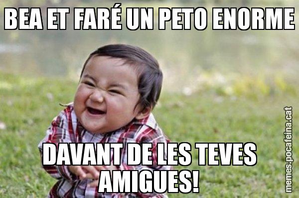 BEA ET FARÉ UN PETO ENORME DAVANT DE LES TEVES AMIGUES! - El diabòlic nen asiàtic