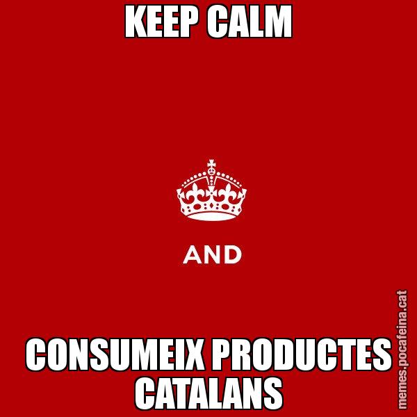 KEEP CALM CONSUMEIX PRODUCTES CATALANS - Keep