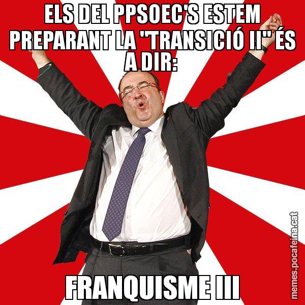 ELS DEL PPSOEC'S ESTEM PREPARANT LA "TRANSICIÓ II" ÉS A DIR: FRANQUISME III - Miquel Iceta - 27S