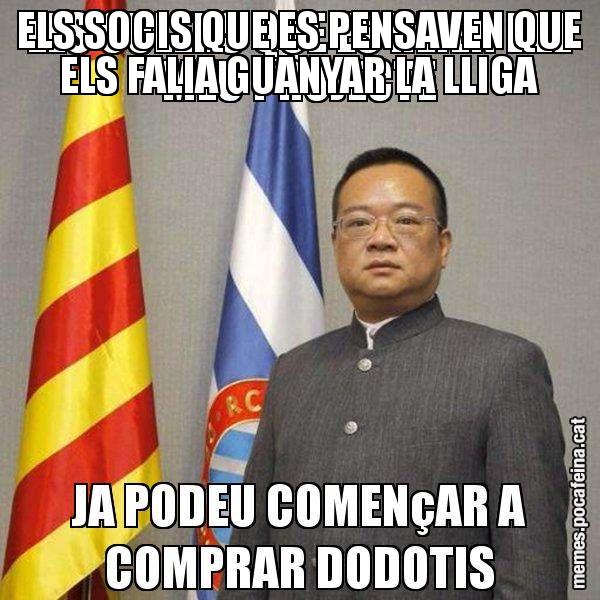 ELS SOCIS QUE ES PENSAVEN QUE ELS FALIA GUANYAR LA LLIGA