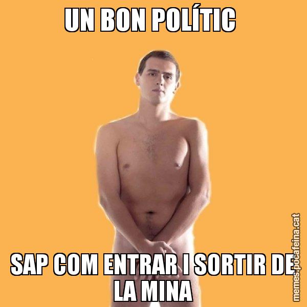 UN BON POLÍTIC  SAP COM ENTRAR I SORTIR DE LA MINA - Albert Rivera