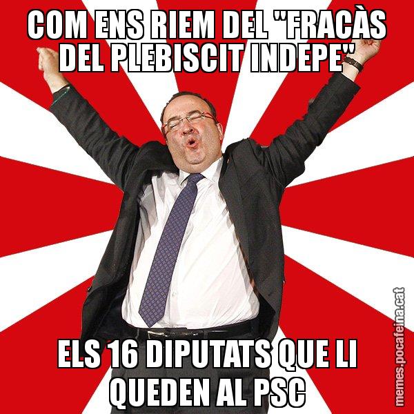 COM ENS RIEM DEL "FRACÀS DEL PLEBISCIT INDEPE" ELS 16 DIPUTATS QUE LI QUEDEN AL PSC - Miquel Iceta - 27S