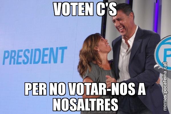VOTEN C'S PER NO VOTAR-NOS A NOSALTRES