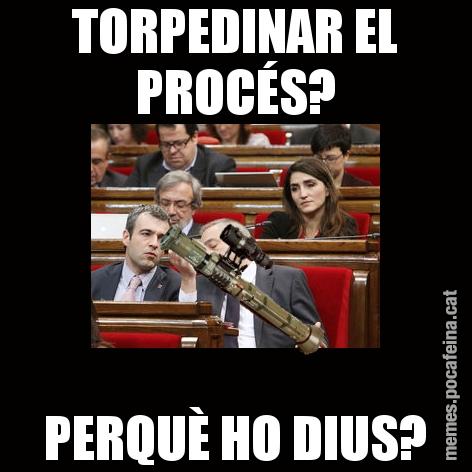 TORPEDINAR EL PROCÉS? PERQUÈ HO DIUS?