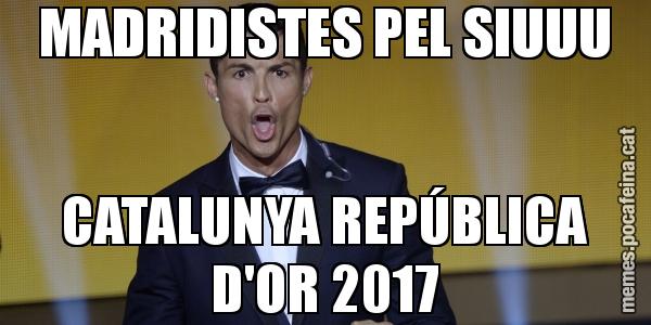 MADRIDISTES PEL SIUUU CATALUNYA REPÚBLICA D'OR 2017