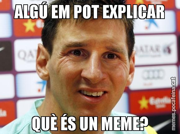 ALGÚ EM POT EXPLICAR QUÈ ÉS UN MEME?