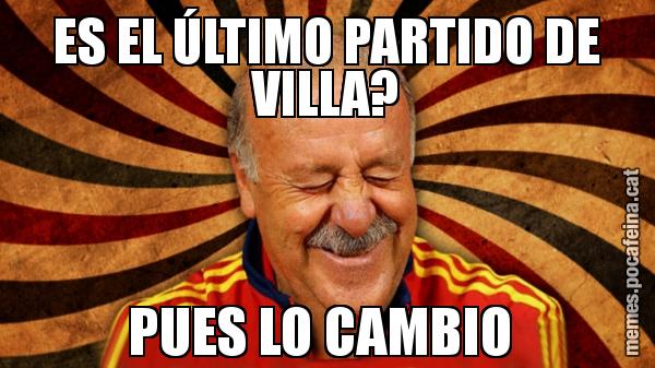 ES EL ÚLTIMO PARTIDO DE VILLA? PUES LO CAMBIO